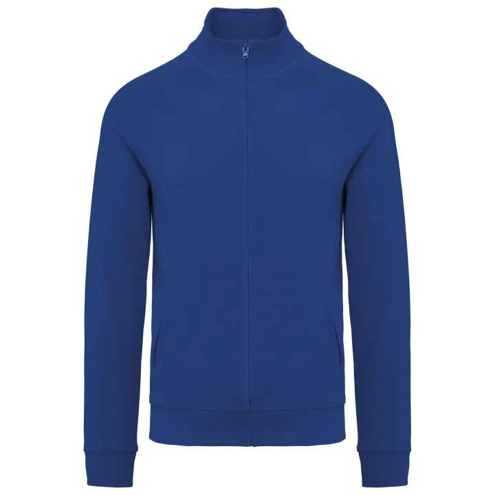 Veste molleton coton manches raglan unisexe Royal Blue