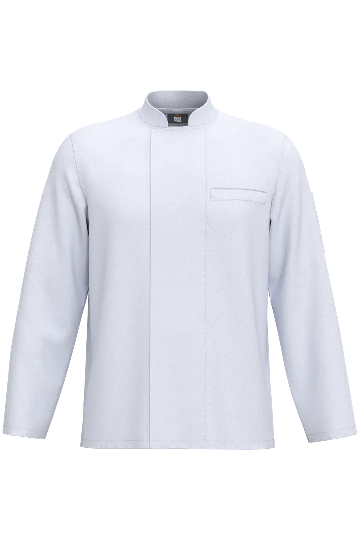 Veste de cuisine écoresponsable manches longues unisexe White