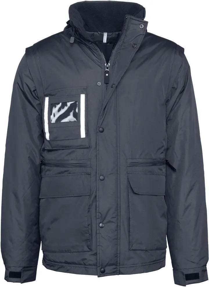 Workwear Parka mit abtrennbaren Ärmeln Herren Navy