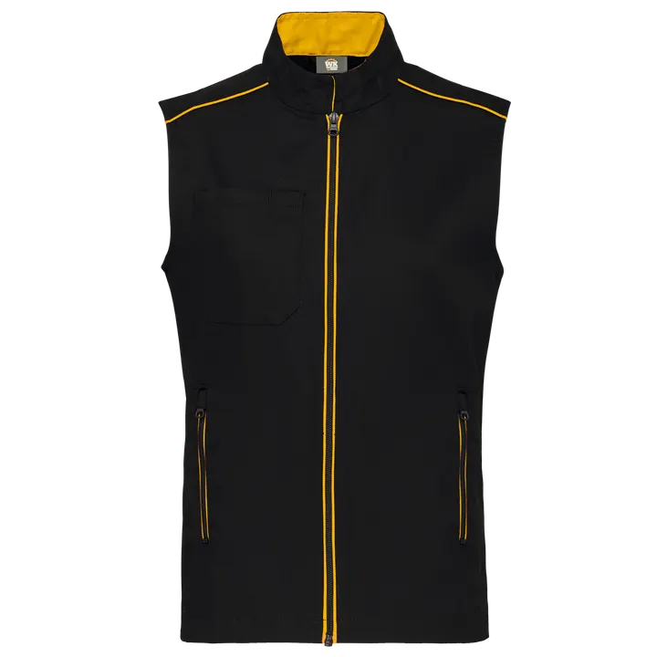 Weste Day To Day Black / Yellow