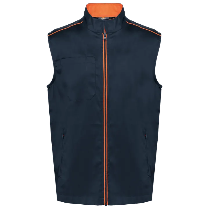 Weste Day To Day Navy / Fluorescent Orange