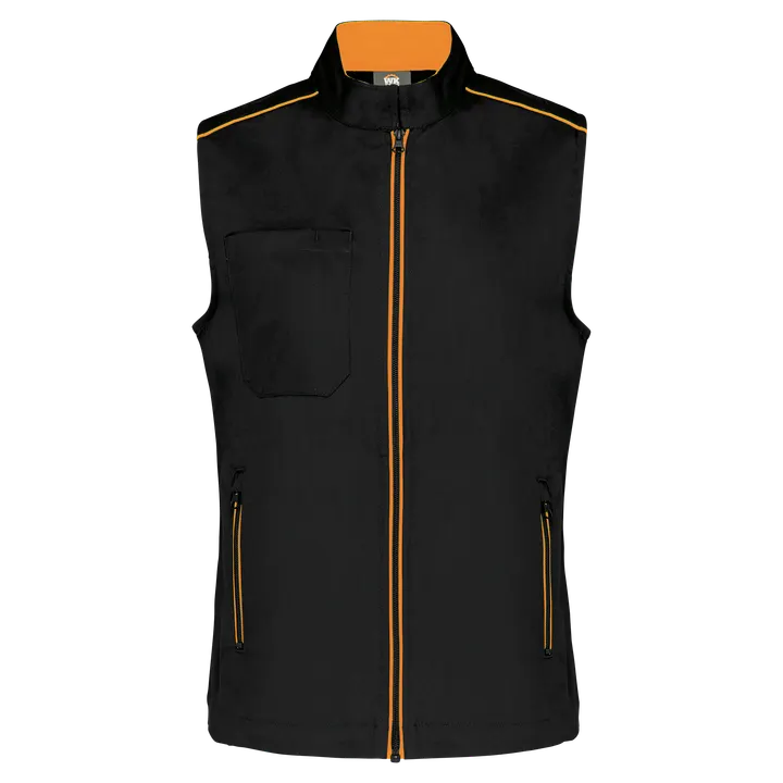 Damen-Weste Day To Day Black / Orange