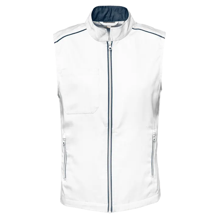 Damen-Weste Day To Day White / Navy