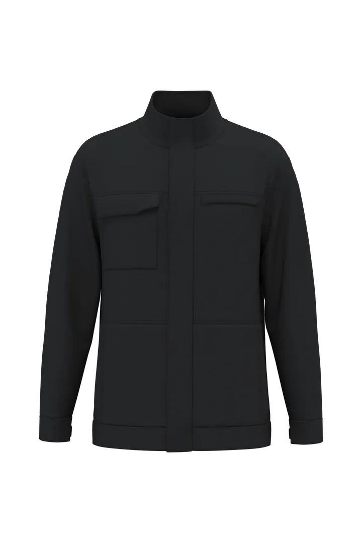Metallfreie Unisex-Arbeitsjacke Black