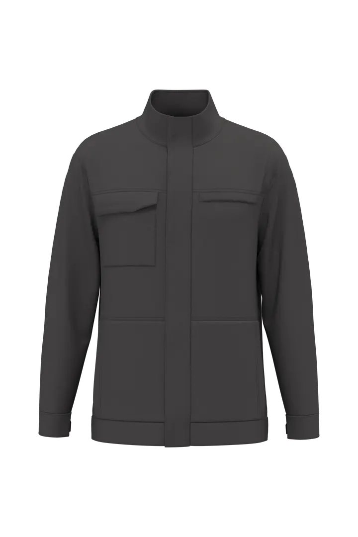 Metallfreie Unisex-Arbeitsjacke Dark Grey