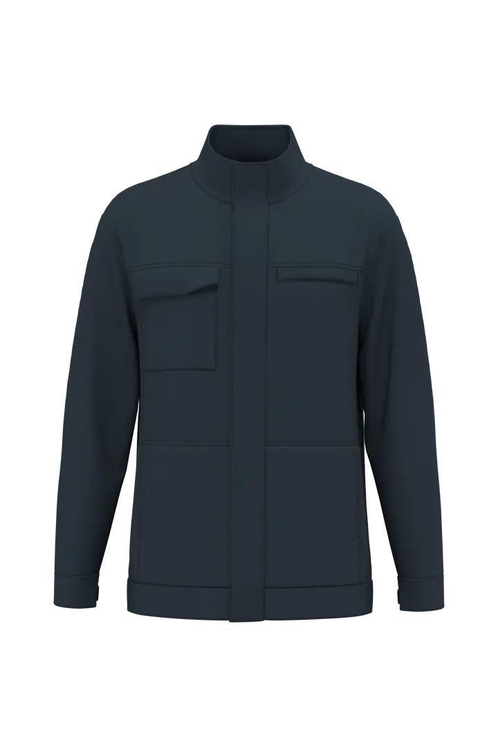 Metallfreie Unisex-Arbeitsjacke Navy