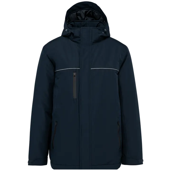Parka performance à capuche unisexe Navy