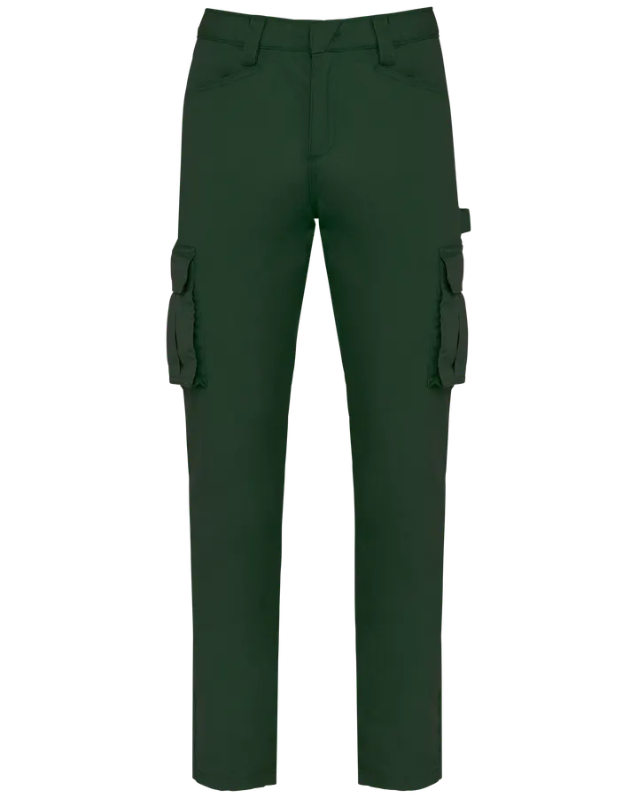 Umweltfreundliche Herrenhose mit mehreren Taschen Forest Green
