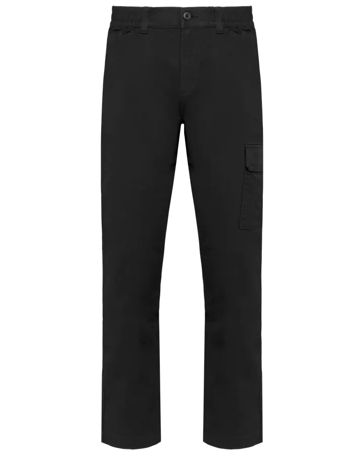 Pantalon stretch coton unisexe Black