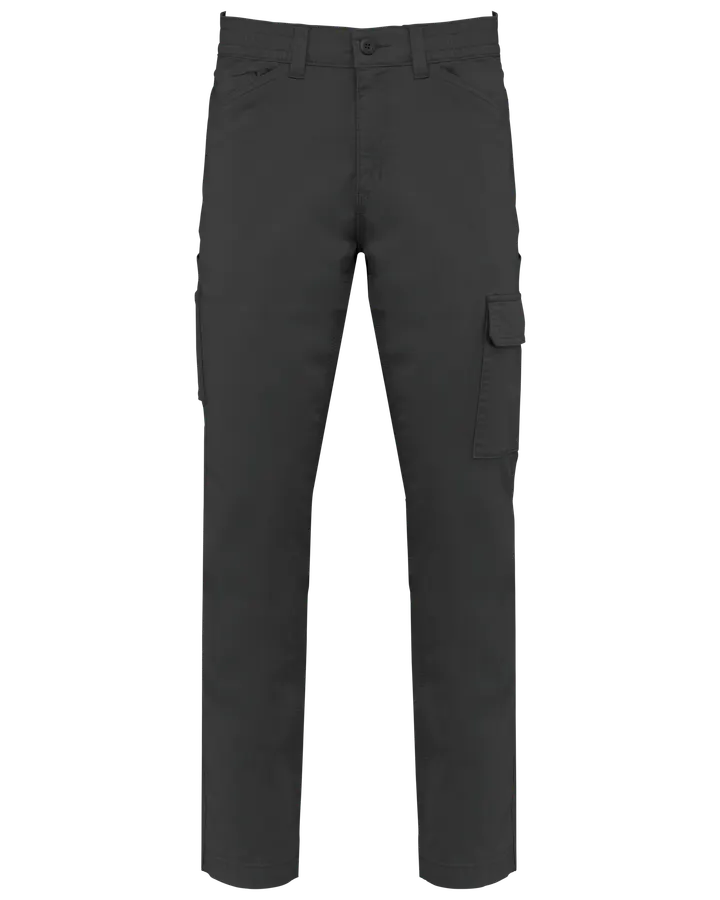 Pantalon stretch coton unisexe Dark Grey