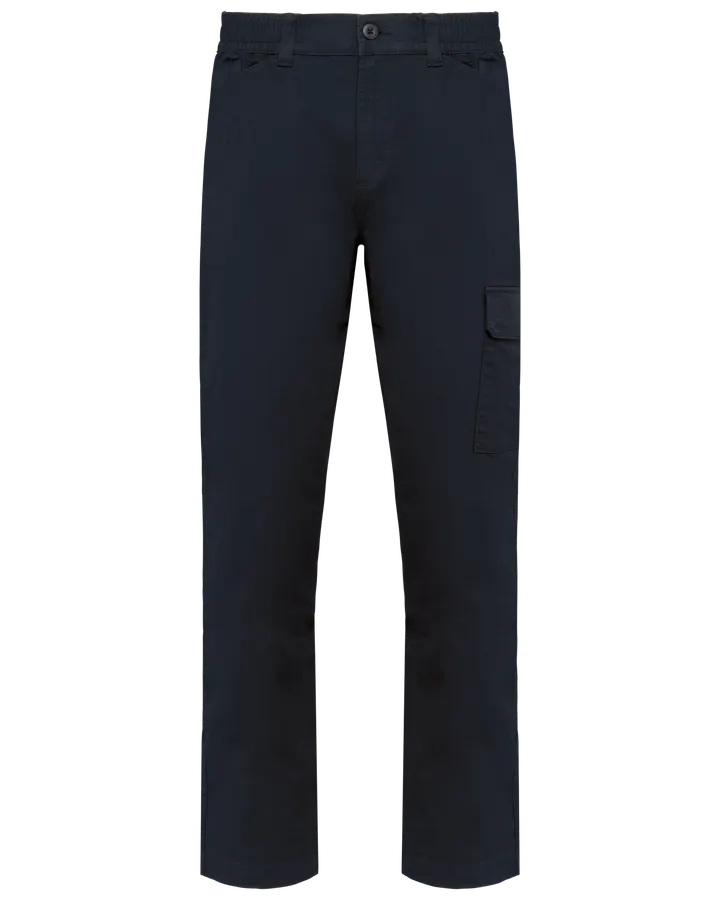 Pantalon stretch coton unisexe Navy