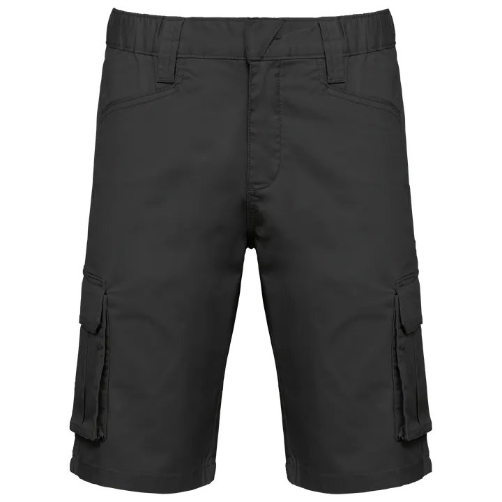 Bermuda multipoches écoresponsable homme Dark Grey