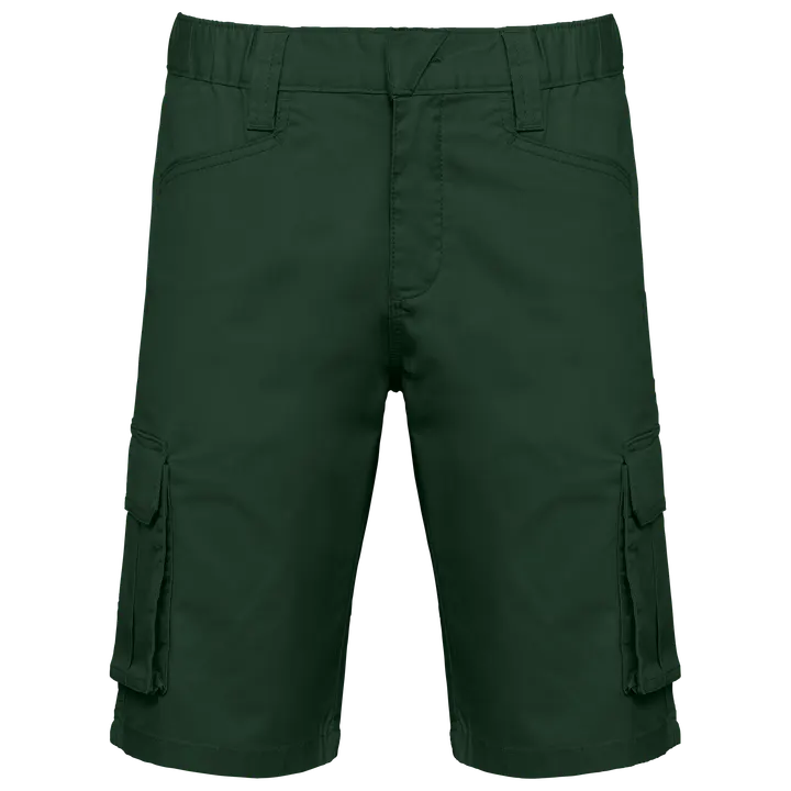 Bermuda multipoches écoresponsable homme Forest Green