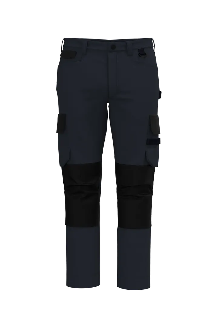 Herrenhose zweifarbige Arbeitshose Navy / Black