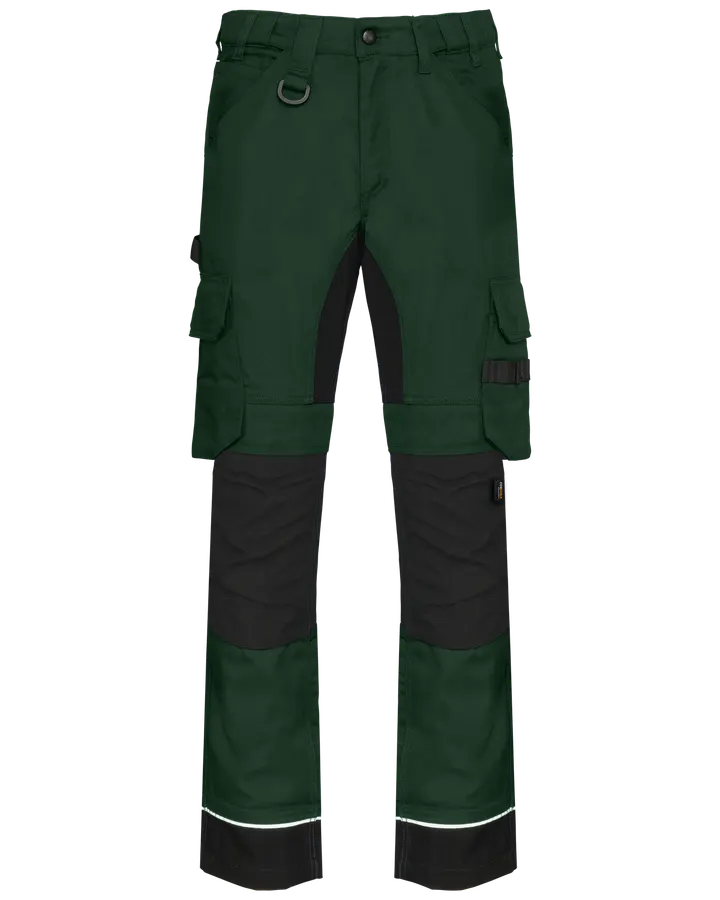 Leistungsstarke Arbeitshose aus Recyclingmaterialen für Herren Forest Green / Black