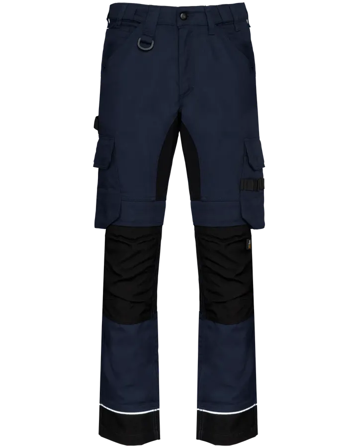 Leistungsstarke Arbeitshose aus Recyclingmaterialen für Herren Navy / Black