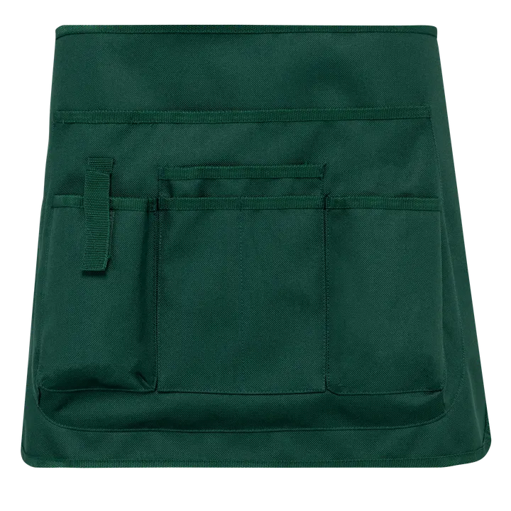 Kurze umweltfreundliche Unisex-Gärtnerschürze Bottle Green