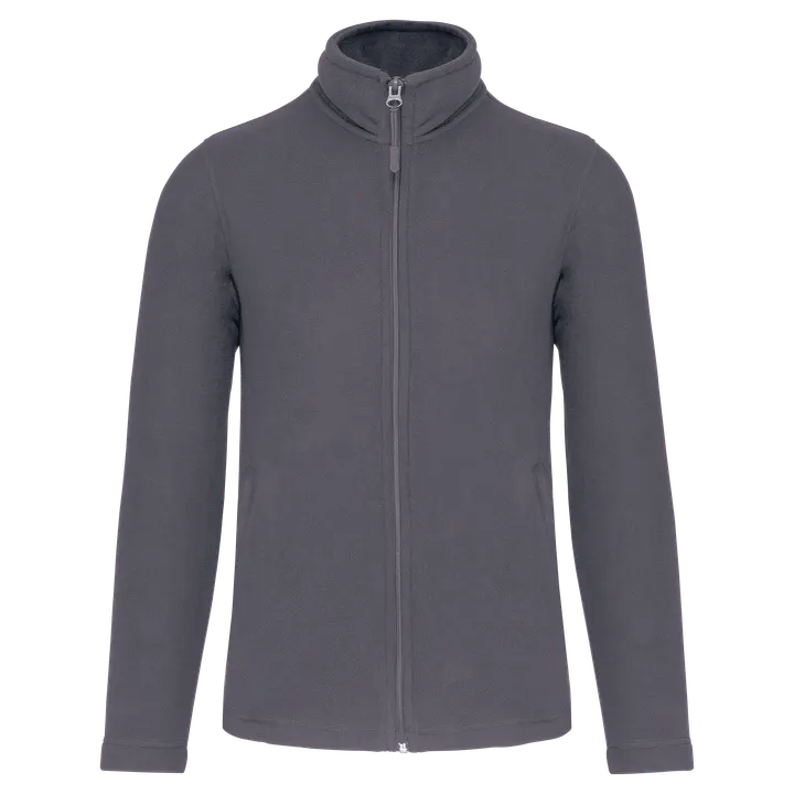 Mikrofleece-Jacke Herren Convoy Grey