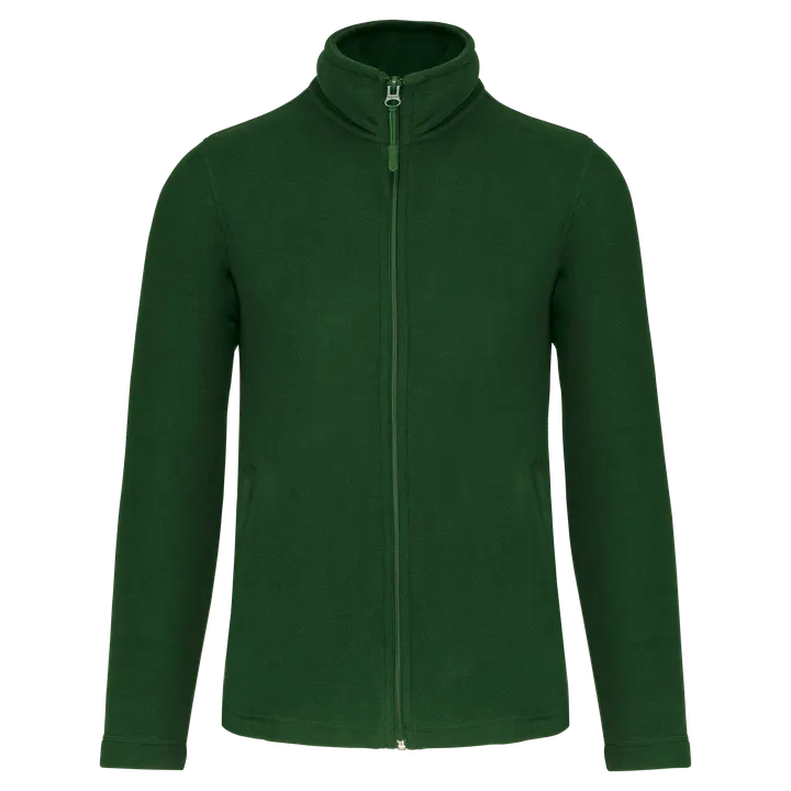 Mikrofleece-Jacke Herren Forest Green