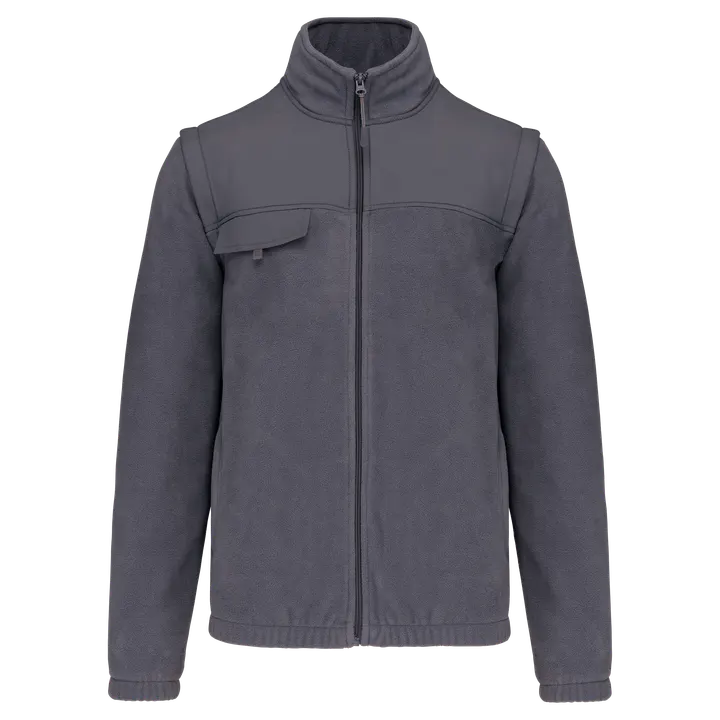 Veste polaire manches amovibles homme Convoy Grey