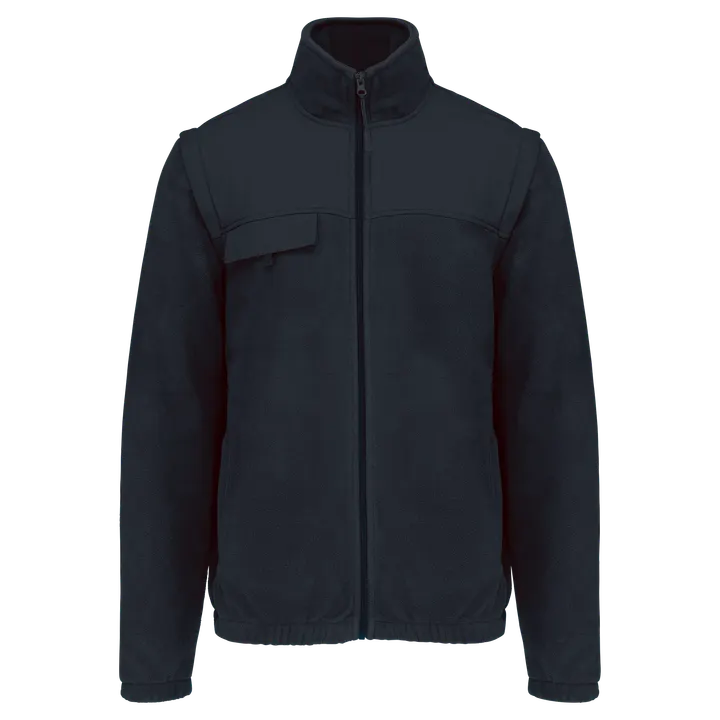 Veste polaire manches amovibles homme Navy