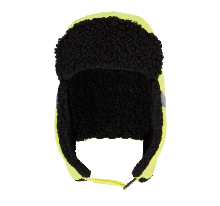 Casquette rembourrée avec rabats pour les oreilles Fluorescent Yellow