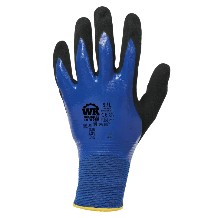 Handschuhe für den Einsatz in feuchten Umgebungen Royal Blue