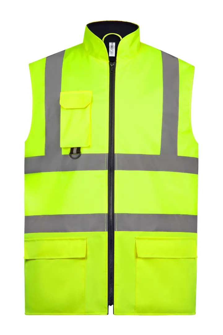 Gepolsterter Warn-Bodywärmer Hi Vis Yellow