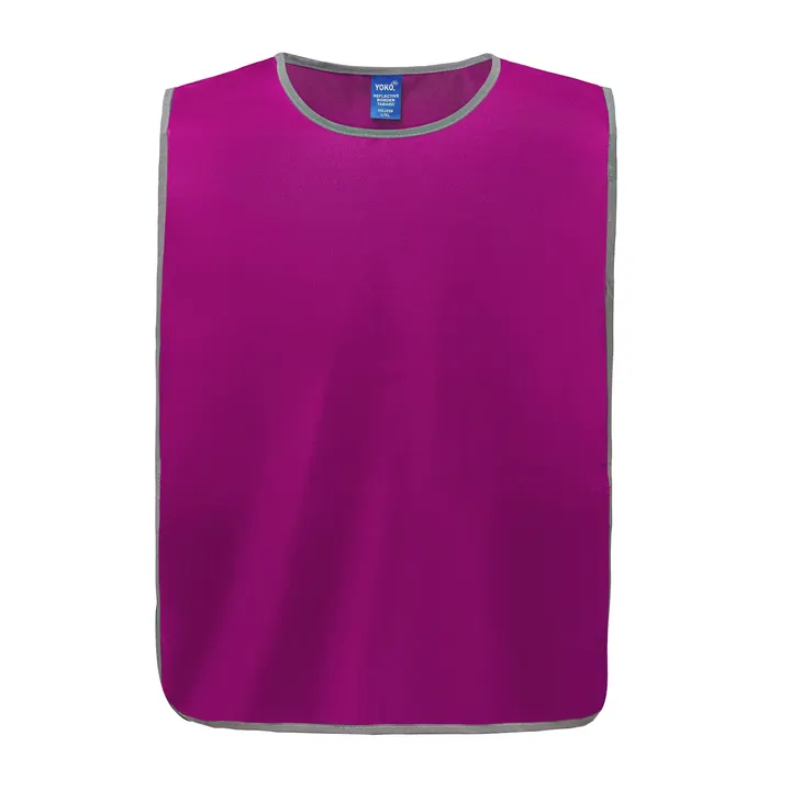 Hi Vis Reflective Border Tabard Raspberry