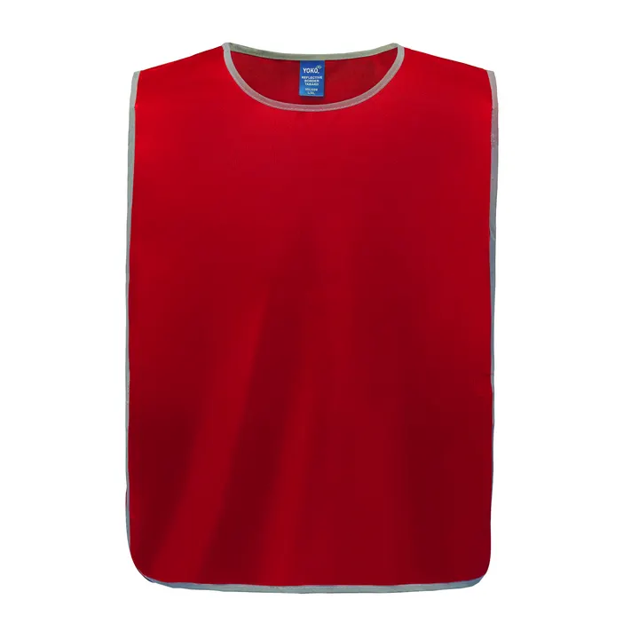 Hi Vis Reflective Border Tabard Red