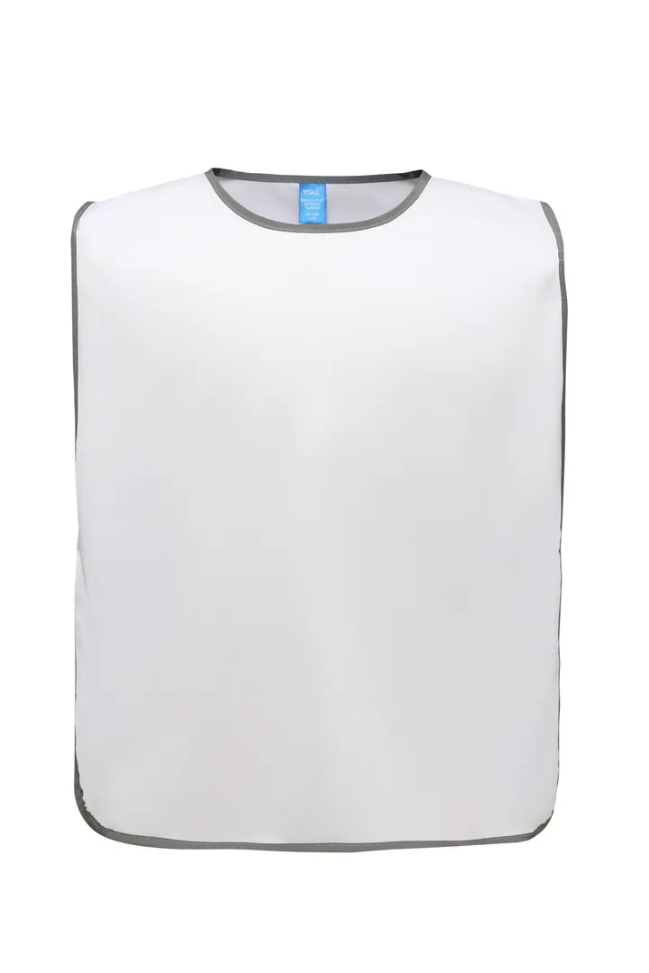 Hi Vis Reflective Border Tabard White