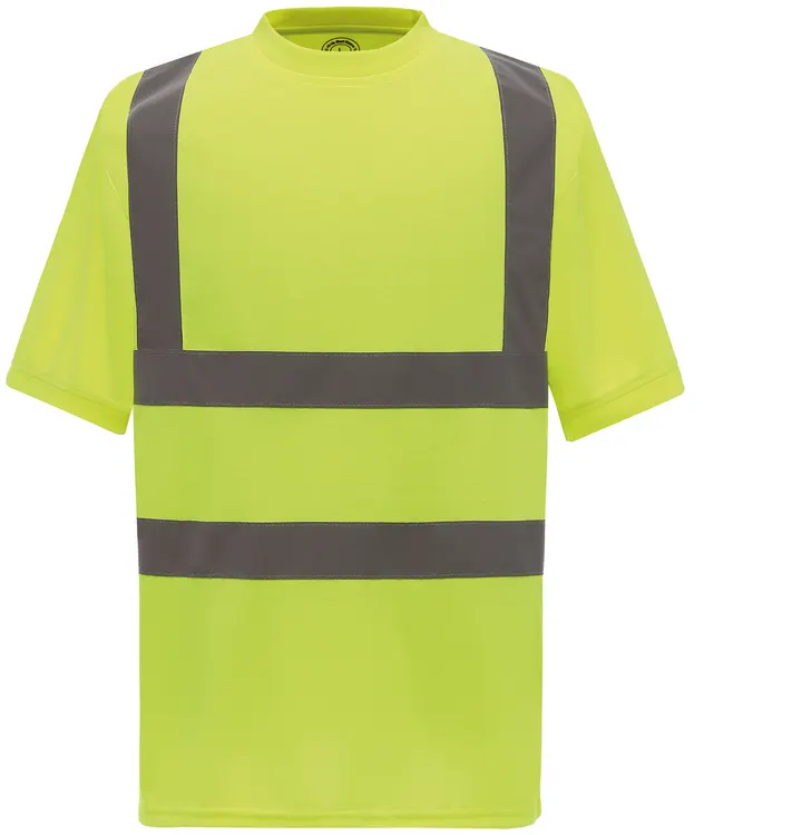 Hi-Vis Short-Sleeved T-shirt Hi Vis Yellow