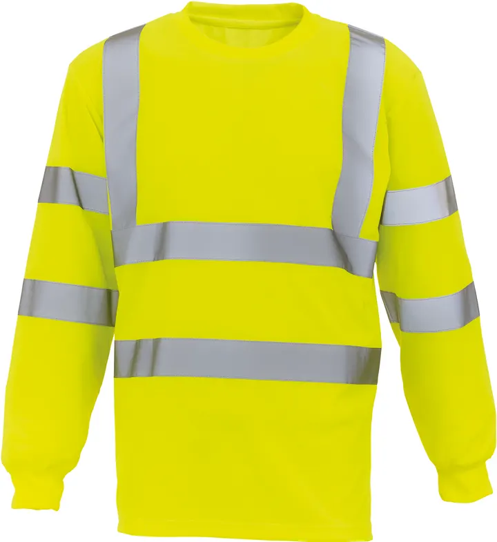 Hi-Vis long-sleeved T-shirt Hi Vis Yellow