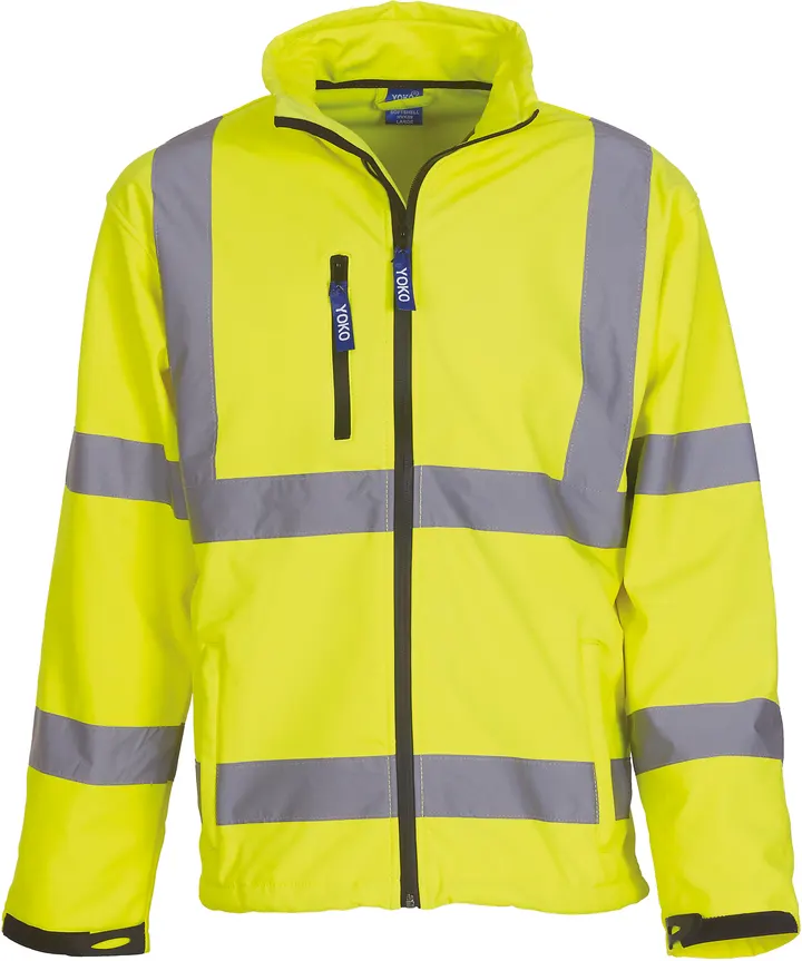 Hi-Vis Softshell Jacket Hi Vis Yellow