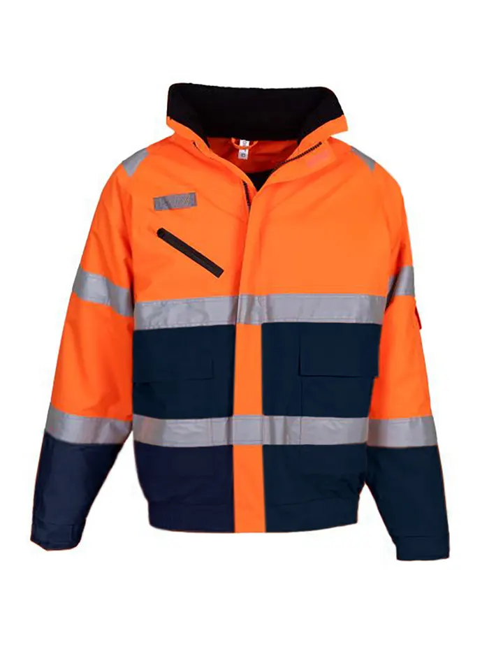 Veste Hi-vis fontaine Hi Vis Orange / Navy