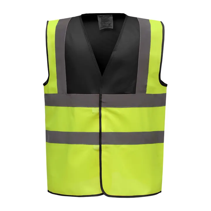 Hi-Vis Waistcoat Black / Hi Vis Yellow
