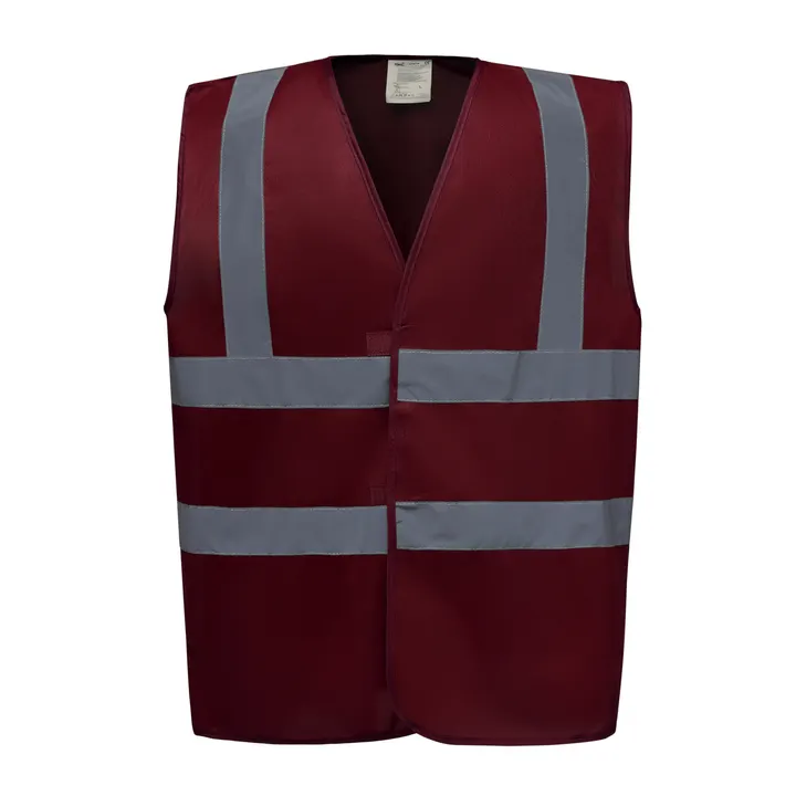 Hi-Vis Waistcoat Maroon