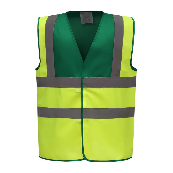 Hi-Vis Waistcoat Paramedic Green / Hi Vis Yellow
