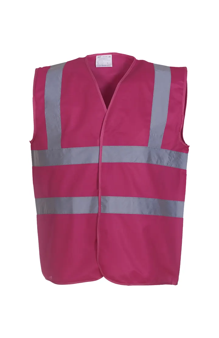Hi-Vis Waistcoat Raspberry