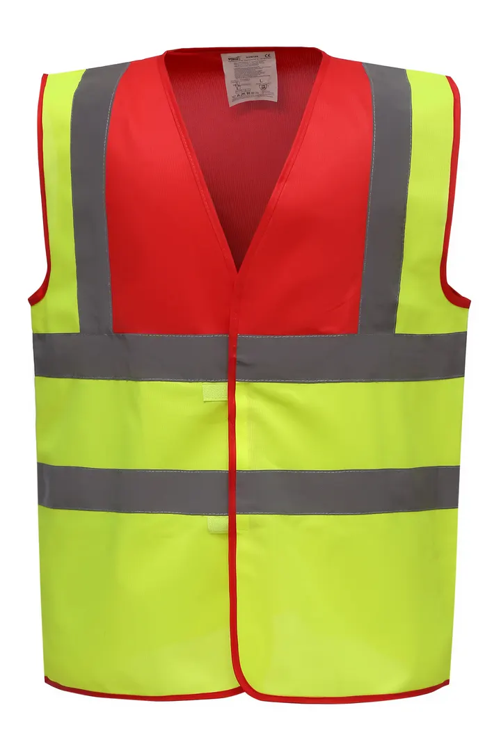 Hi-Vis Waistcoat Red / Hi Vis Yellow