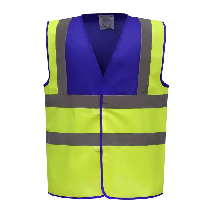 Hi-Vis Waistcoat Royal Blue / Hi Vis Yellow