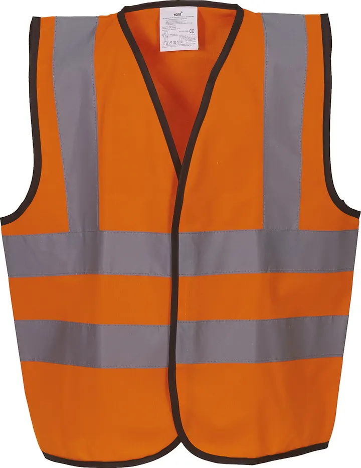 Kids' Hi-Vis Waistcoat Hi Vis Orange