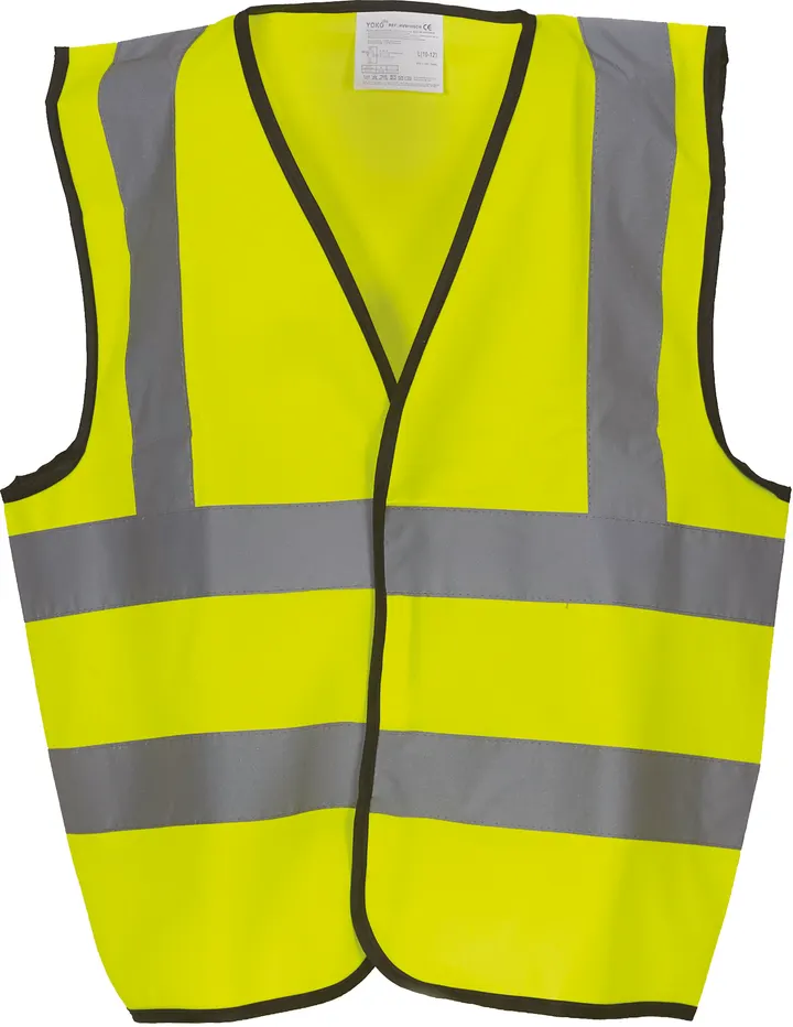 Kids' Hi-Vis Waistcoat Hi Vis Yellow