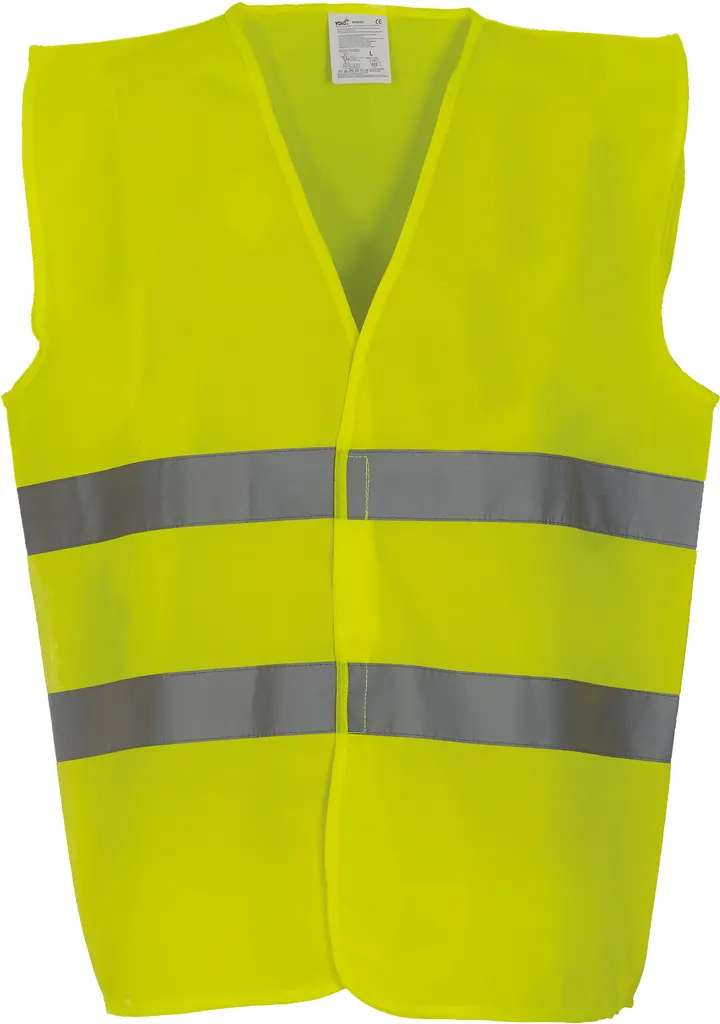 Hi-Vis 2 Bands Waistcoat Hi Vis Yellow