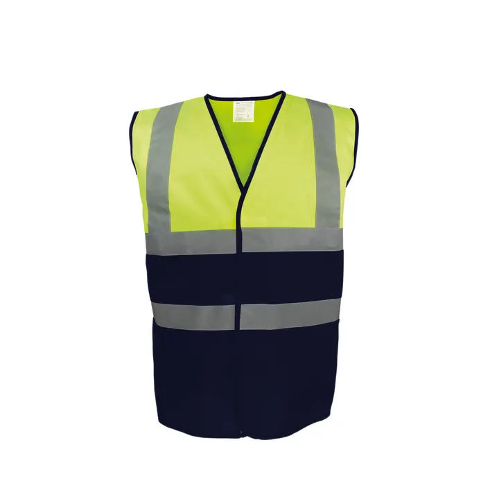 Gilet haute visibilité bicolore Hi Vis Yellow / Navy