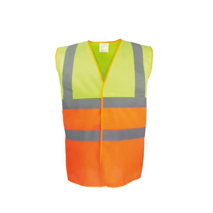 Gilet haute visibilité bicolore Hi Vis Yellow / Orange