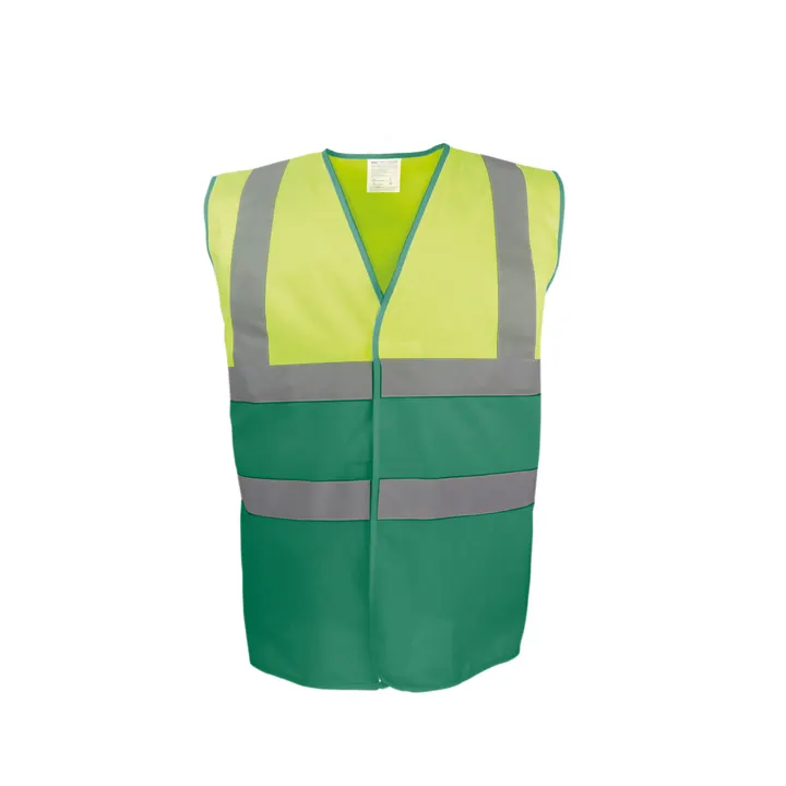 Gilet haute visibilité bicolore Hi Vis Yellow / Paramedic Green