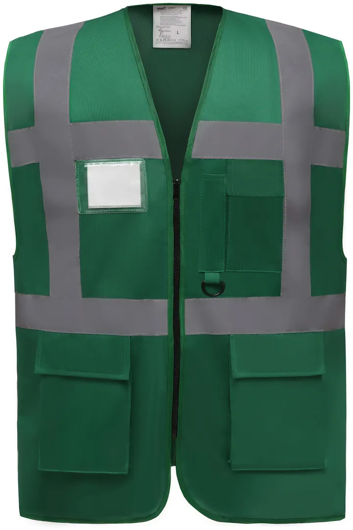 Hi-Vis Executive Waistcoat Paramedic Green