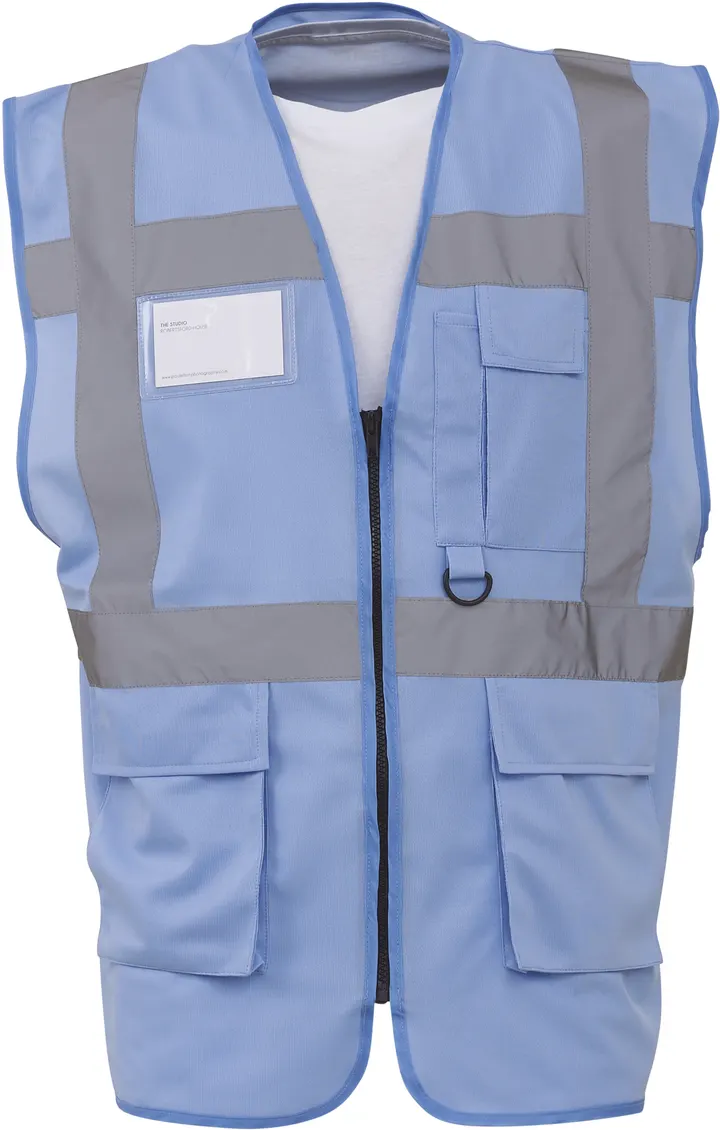 Hi-Vis Executive Waistcoat Sky