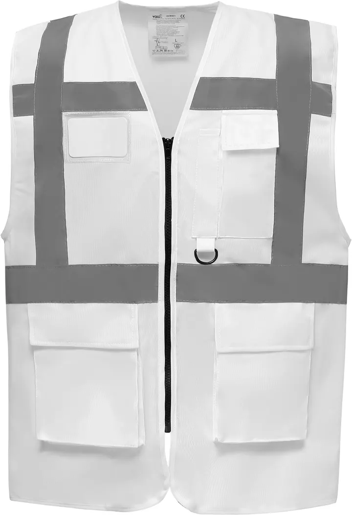 Hi-Vis Executive Waistcoat White